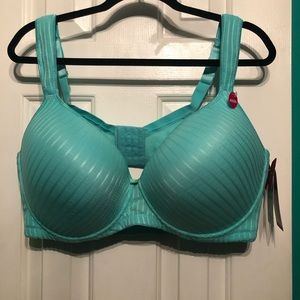 NWT 40DDD Ashley Stewart Plunge Butterfly Bra